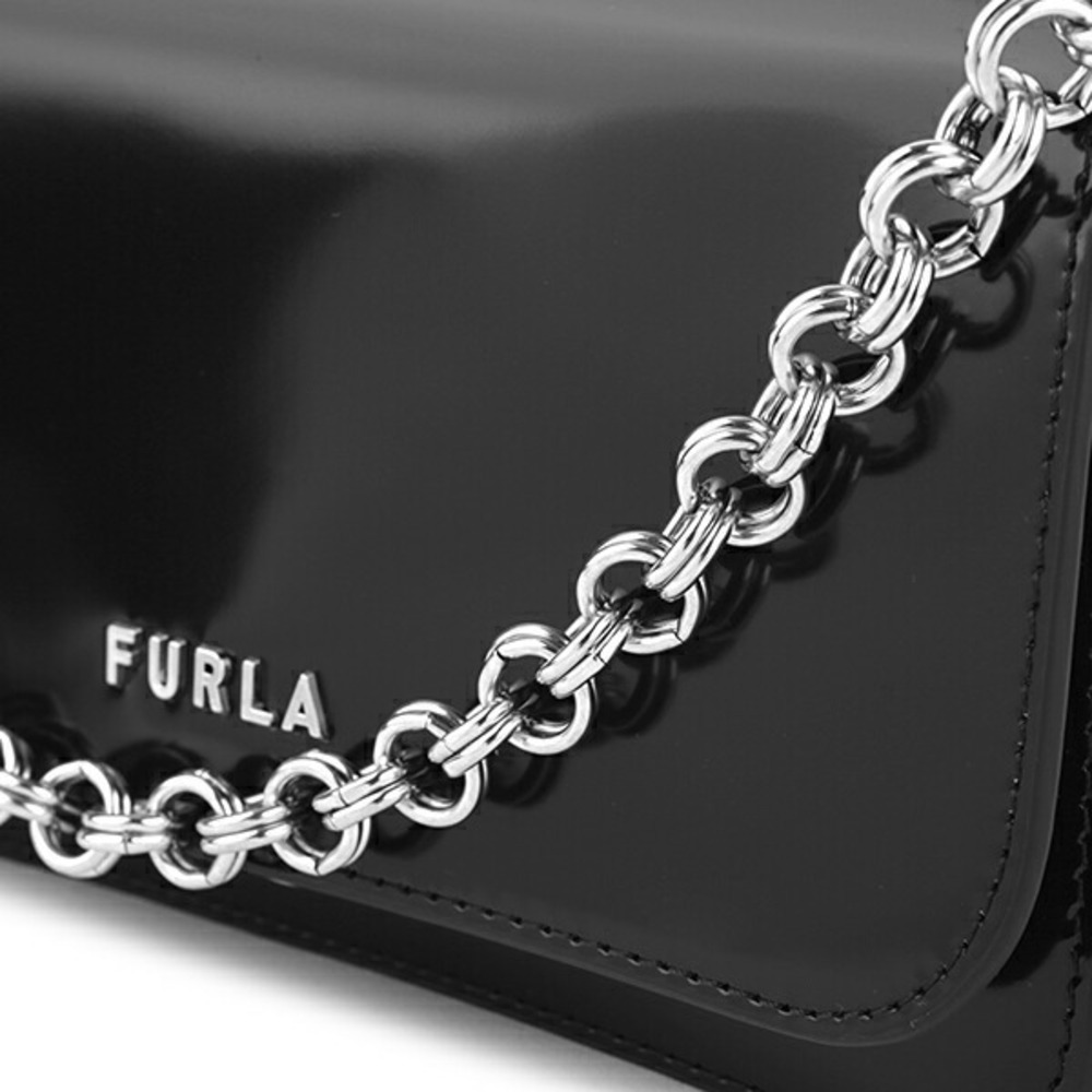 Furla Shoulder Black Bag Splendida Brown - Picture 9 of 9